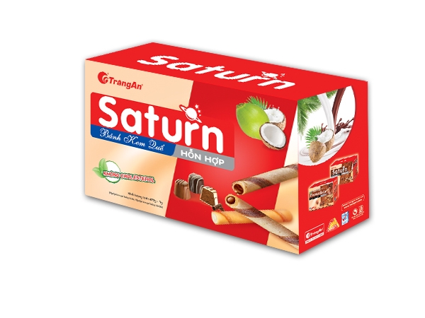 Bánh quế Saturn Hỗn Hợp 472g